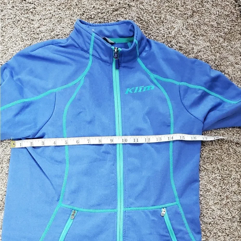 Klim Blue & Green Full Zip Jacket - Picture 4 of 6